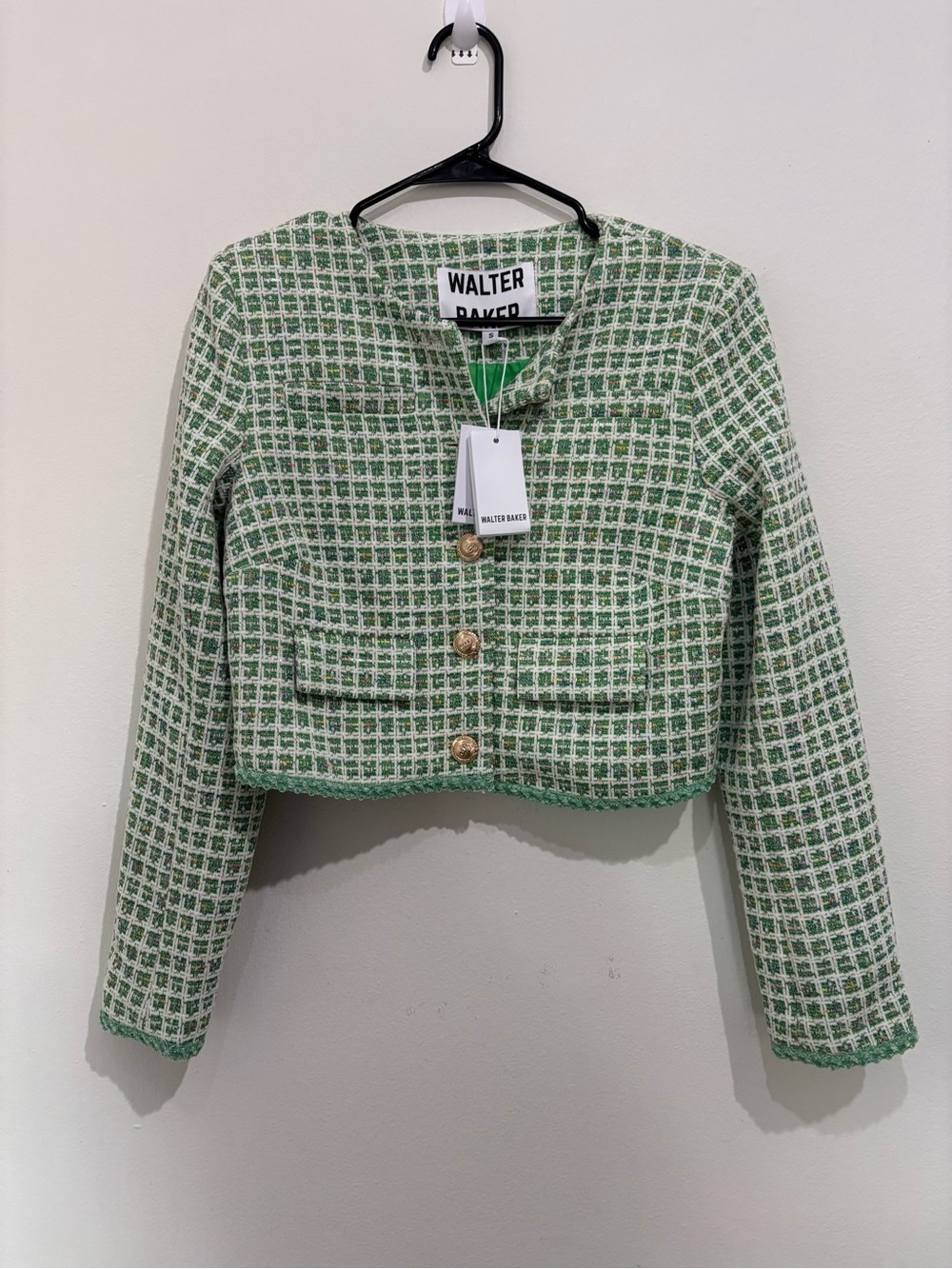 NWT Walter Baker Cropped Blazer Size Small